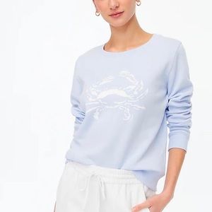J. Crew Logo Crab Sweatshirt